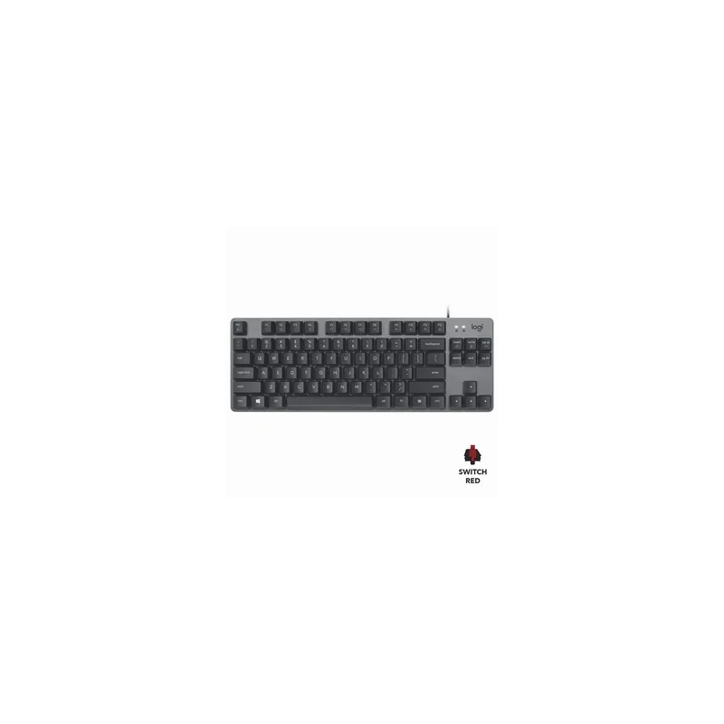 TECLADO LOGITECH K835 TKL MECANICO ROJO