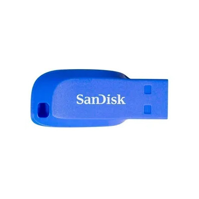 FLASH MEMORY SANDISK 16GB CRUZER BLADE USB AZUL