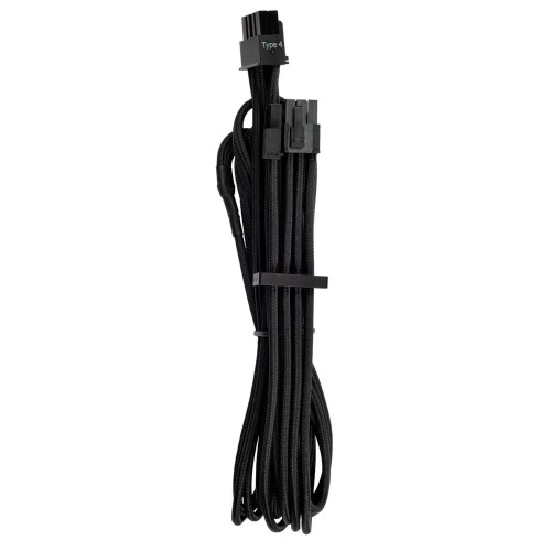 CABLE CORSAIR PCIE INDIVIDUAL PREMIUM TIPO 4 GEN 4 NEGRO
