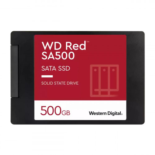 SSD WD 500GB SA500 SATA III 6 GB-S 2.5INCH 7MM 560MB-S RED