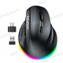 MOUSE WIRELESS ERGONOMICO MT-BTM010R NEGRO MEETION