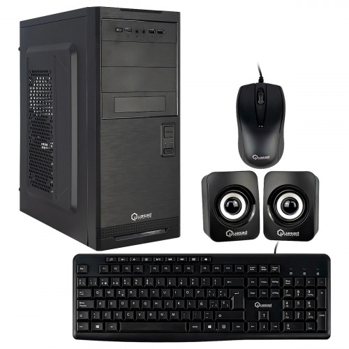 CASE QUASAD COMBO PLUS EC-3152 TECL. PARL. MOUSE. FP-300W NEGRO