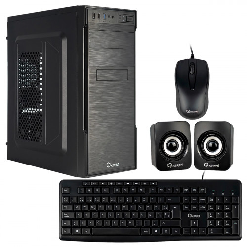 CASE QUASAD COMBO PLUS EC-3151 TECL. PARL. MOUSE. FP-300W NEGRO