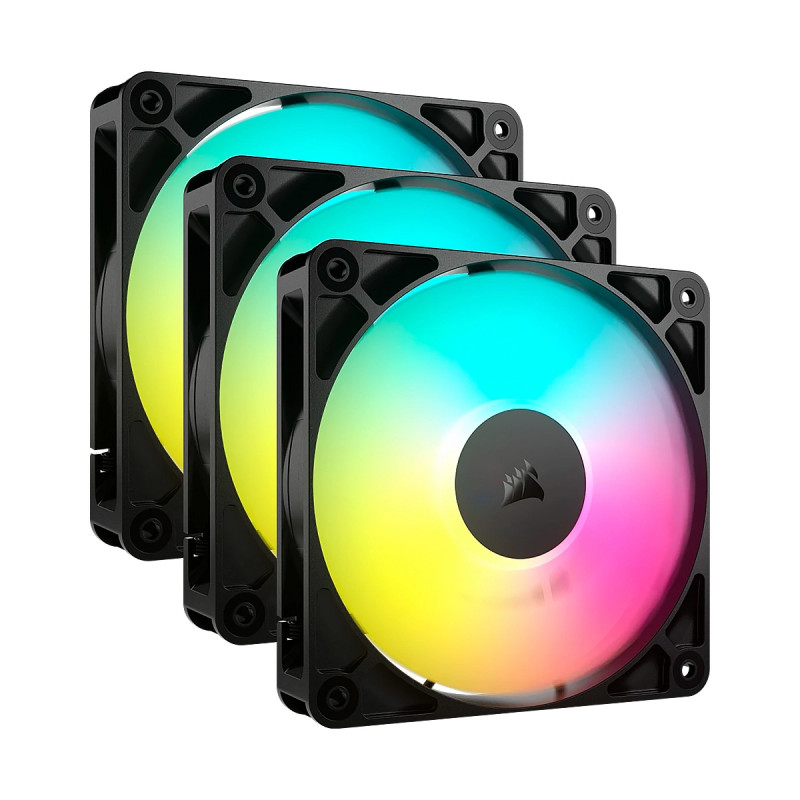 FAN CORSAIR PWM 120mm RS120 ARGB PACK 3