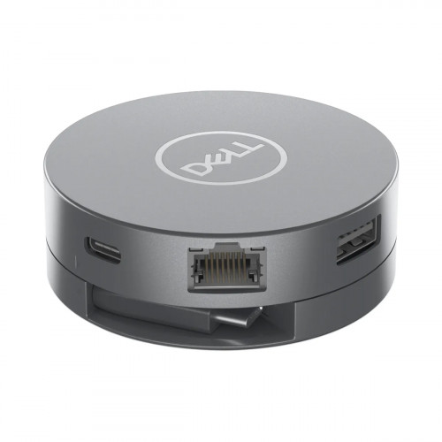 Adaptador Dell multipuerto USB-C 6en1 DA305 2xUSB-A,USB-C,HDMI,DP,RJ45 Negro 1Y