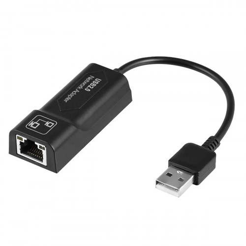 ADAPTADOR ARGOM USB2.0 TO RJ45 100MBPS 15CM