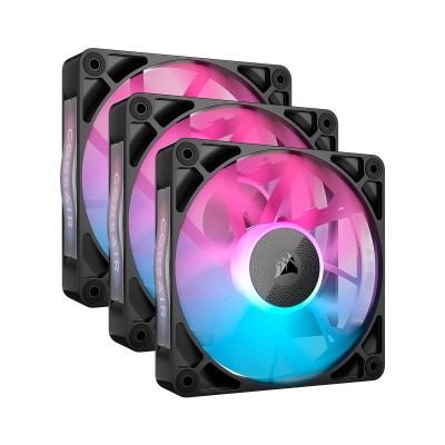 FAN TRIPLE STARTER KIT CORSAIR iCUE LINK RX120 RGB 120mm PWM Black