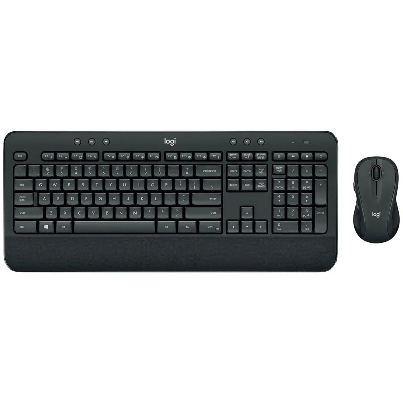 TECLADO-MOUSE COMBO LOGITECH MK540 NEGRO ADVANCED WIRELESS USB UNIFYING PLUG AND PLAY