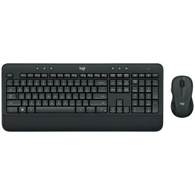 TECLADO-MOUSE COMBO LOGITECH MK540 NEGRO ADVANCED WIRELESS USB UNIFYING PLUG AND PLAY