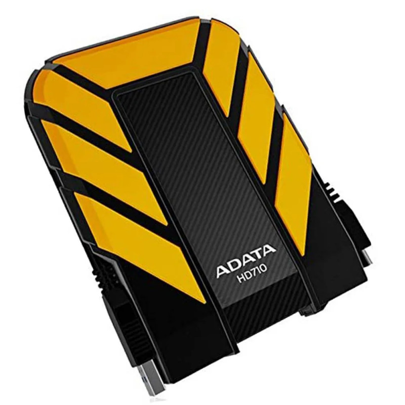 DISCO DURO EXTERNO ADATA 2TB HD710 USB 3.0 ANTISHOCK WATERRESIST AMARILLO