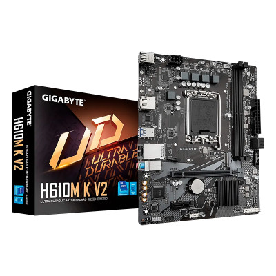 MBO GIGABYTE H610M-K V2 14va LGA1700 2DDR5 HDMI DP M.2 6USB2.0 4USB3.2 PCIe4.0 mATX