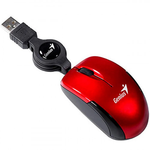 MOUSE GENIUS MICRO TRAVELLER USB RUBY