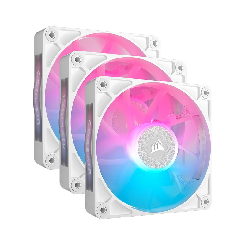 FAN TRIPLE STATER KIT CORSAIR iCUE LINK RX120 RGB 120mm PWM White