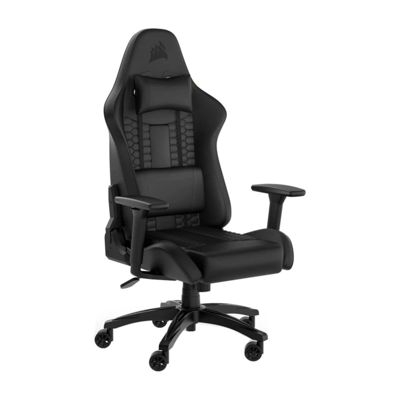 GAMING CHAIR CORSAIR TC100 RELAXED LEATHERETTE BLACK-BLACK