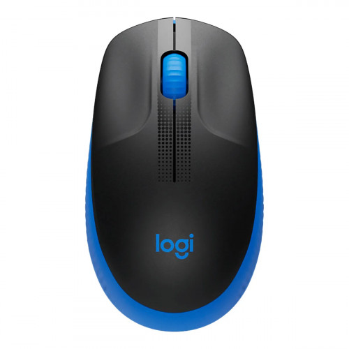 MOUSE LOGITECH M190 WIRELESS USB FULL SIZE CURVE DESING AZUL