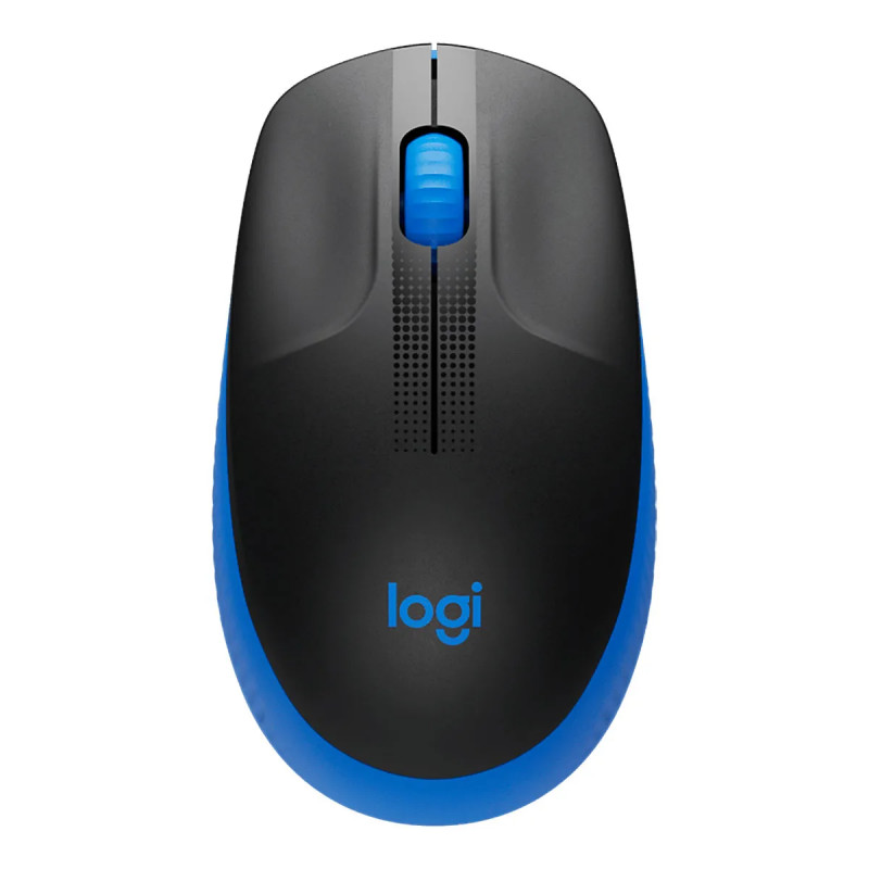 MOUSE LOGITECH M190 WIRELESS USB FULL SIZE CURVE DESING AZUL