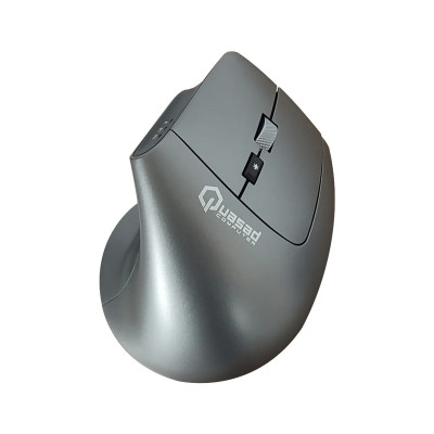MOUSE QUASAD QME-V10 VERTICAL BACKLIGHT ERGONOMIC WIRELESS 10MTS GRIS
