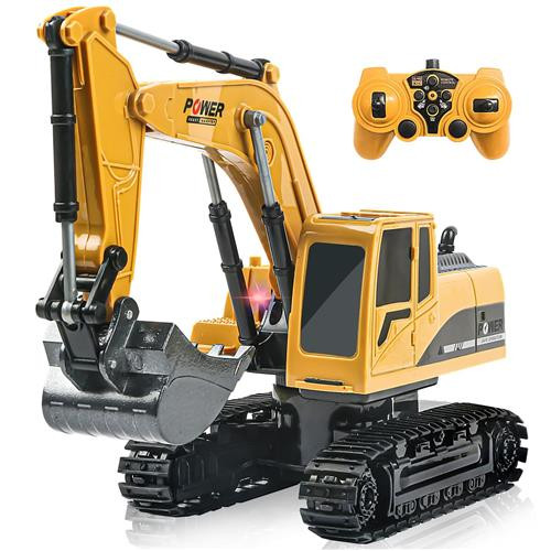 JUGUETE EXCAVADORA A CONTROL REMOTO XZS