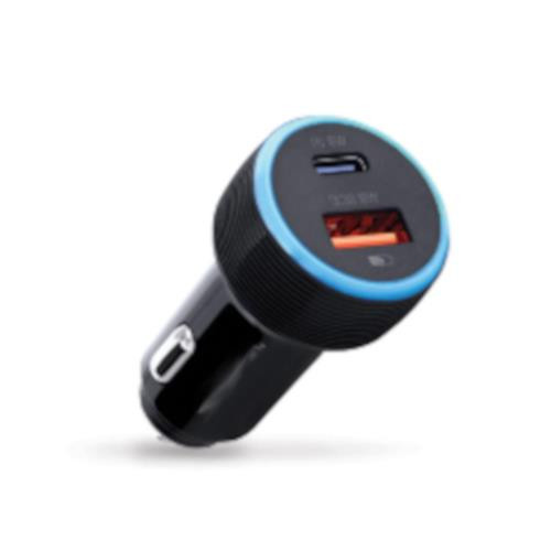 Cargador Ciguarrera Extreme Speed Series PD30W+QC3.0 18W Metal Full Compatible Fast Car Charger