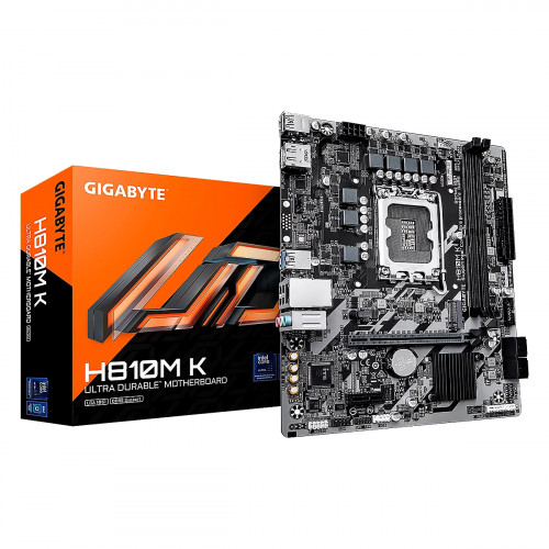 MBO GIGABYTE H810M K Intel Core Ultra LGA1851 DDR5-6400 DP HDMI M.2 10USB PCIe4.0 micro-ATX