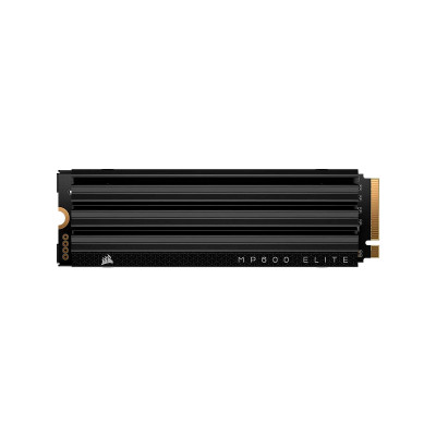 SSD CORSAIR MP600 ELITE 1TB PCIe Gen. 4 M.2 2280 NVMe 1.4 con Disipador de Calor Black SSD CORSAIR MP600 ELITE 1TB PCIe Gen. 4 M.2 2280 NVMe 1.4 con Disipador de Calor Black