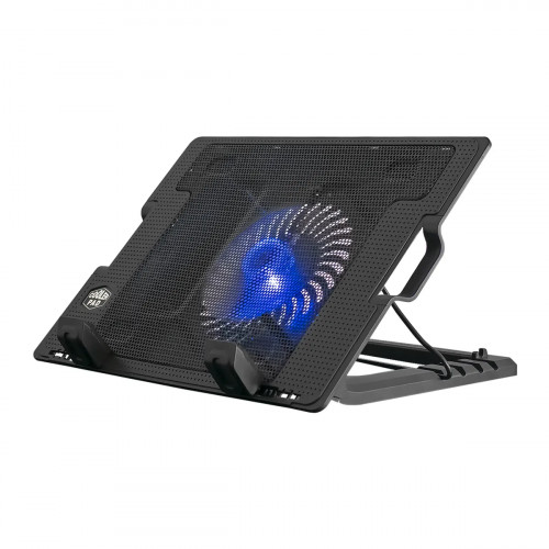 COOLING FAN  2-USB 1-VENTILADOR 5-NIVELES NEGRO