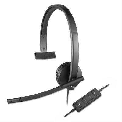 HEADSET LOGITECH H570E NEGRO MONOAURAL ALAMBRICO USB SUPRESION RUIDO