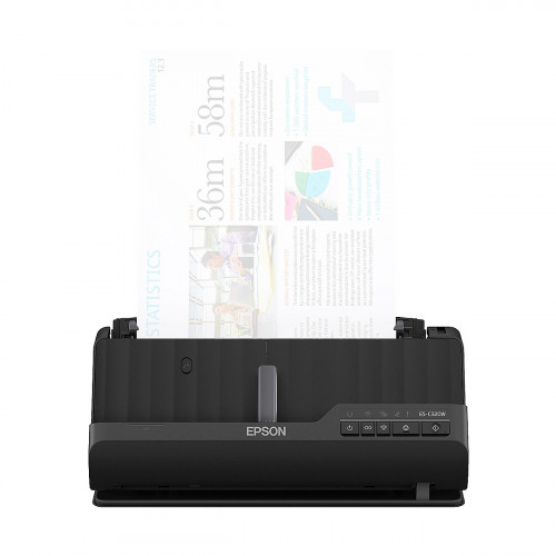 SCANNER EPSON WORKFORCE ES-320W 30PPM-60PPM 600 DPI. USB2.0. WIFI BLACK