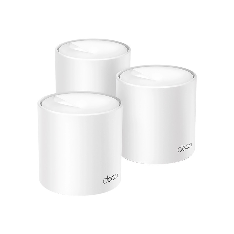 DECO TP-LINK X10 WIFI 6 MESH WIFI AX1500 FOR HOME 3 PACK 1500Mbs Blanco