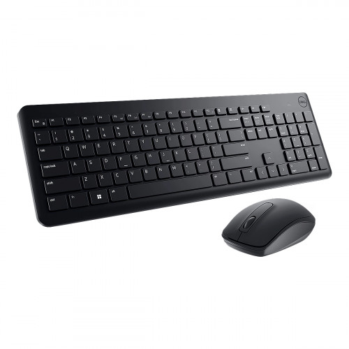 Teclado y mouse Dell KM3322W Inalámbrico Negro 3Y