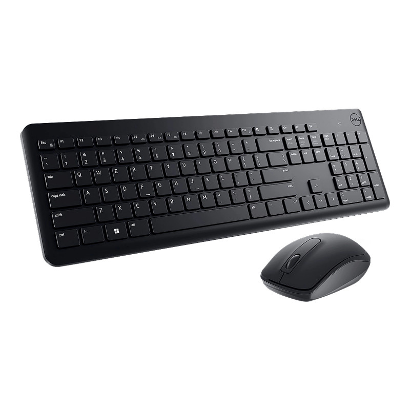 Teclado y mouse Dell KM3322W Inalámbrico Negro 3Y