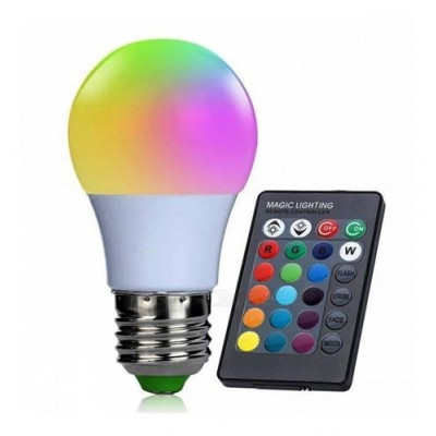LAMPARA RGB CON CONTROL REMOTO LAMPARA RGB CON CONTROL REMOTO