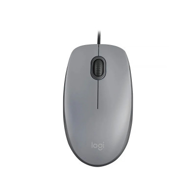 MOUSE LOGITECH M110 WIRED GRAY