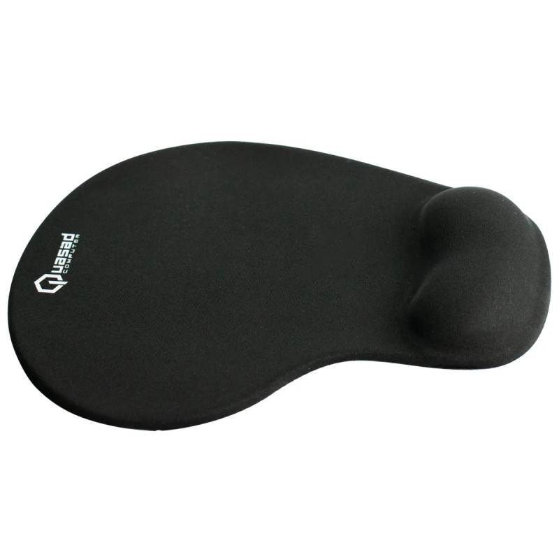 MOUSE PAD QUASAD ERGONOMICO QMPE-230 LYCRA FABRIC-GEL NEGRO