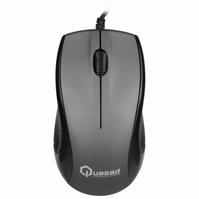 MOUSE QUASAD QM-703U 3D WIRED 1.5MTS GRIS