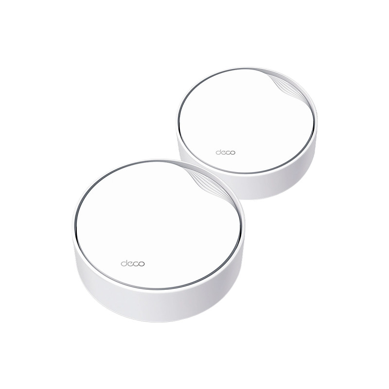 DECO TP-LINK AX 3000 X50 2Pack Whole Home Mesh Wifi-6  IP65 PoE-DC Ceiling-Wall-Tabletop Mount