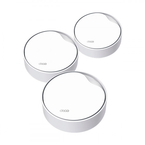 DECO TP-LINK X50-PoE 3Pack Wi-Fi 6 Mesh AI AX3000 Ceiling-Wall-Tabletop