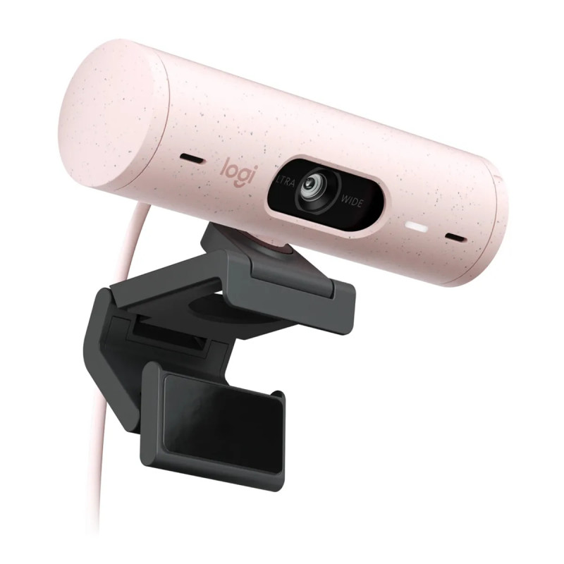 CAMARA VIDEO CONF. LOGITECH BRIO 500 FHD 1080 CORREC. ILUM. ENC.  AUTO. USB-C PINK