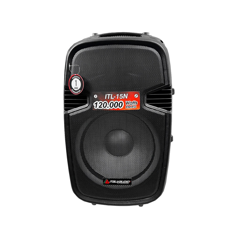 CAJA DE AUDIO ITALY ITL-15N 15 INCH 200W-RMS USB RGB MIC