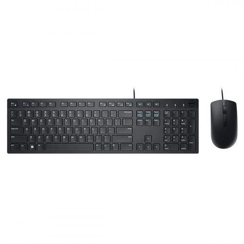 TECLADO AND MOUSE DELL KM-300C WIRED USB-A BLACK