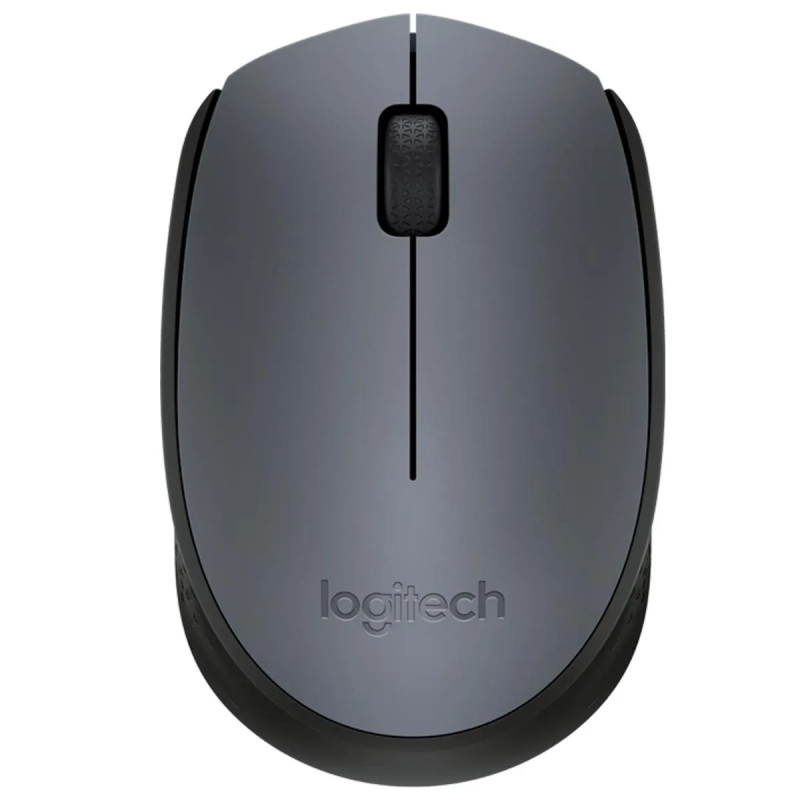 MOUSE LOGITECH M170 GRIS-NEGRO WIRELESS USB PLUG AND PLAY