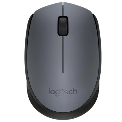 MOUSE LOGITECH M170 GRIS-NEGRO WIRELESS USB PLUG AND PLAY