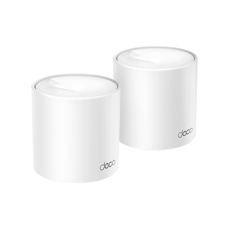 DECO TP-LINK X10 WIFI 6 MESH WIFI AX1500 FOR HOME 2 PACK 1500Mbs Blanco