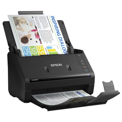 SCANNER EPSON WORKFORCE ES-400 II 35 PPM-70 IPM. 600 DPI. USB. MOD. ROJO. OPC.. ADF 50 PAG.