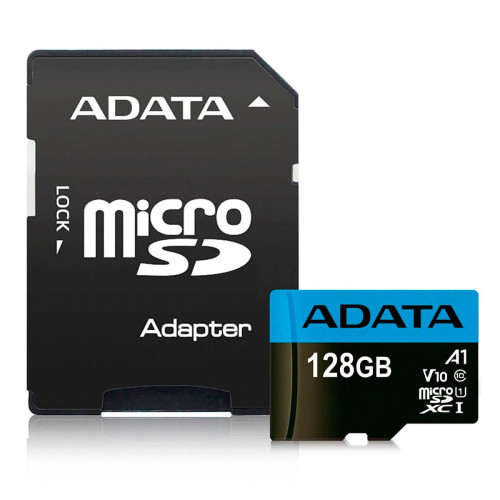 MICRO-SDHC ADATA 128GB WITH ADAPTER UHS-I CLASS 10