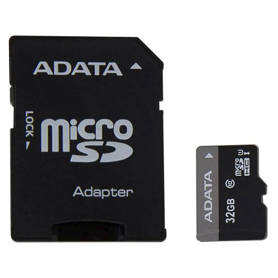 MICRO-SDHC ADATA 32GB WITH ADAPTER UHS-I CLASS 10