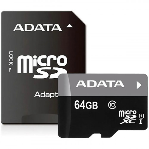 MICRO-SDXC ADATA 64GB WITH ADAPTER UHS-I CLASS 10