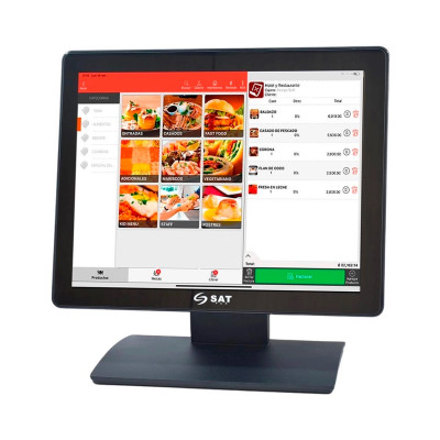 MONITOR SAT 15INC. 10-Point-Touch 1024X768 VGA-HDMI USB NEGRO MONITOR SAT 15INC. 10-Point-Touch 1024X768 VGA-HDMI USB NEGRO