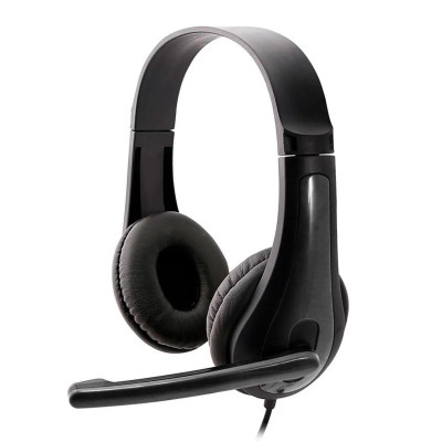 HEADSET ARGOM ARG-HS-0078 CON MICROFONO NEGRO USB 2.0