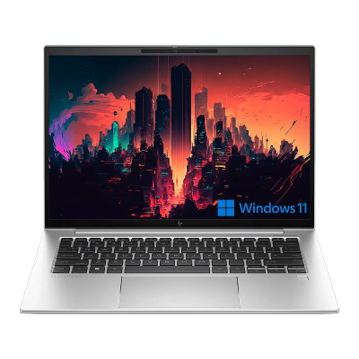 NOT. HP ELITEBOOK 840 G10 I7-1355U 16GB-DDR5 1TB-SSD 14INC. HDMI 2TH-4 2USB-TYPEC W11-PRO  SILVER